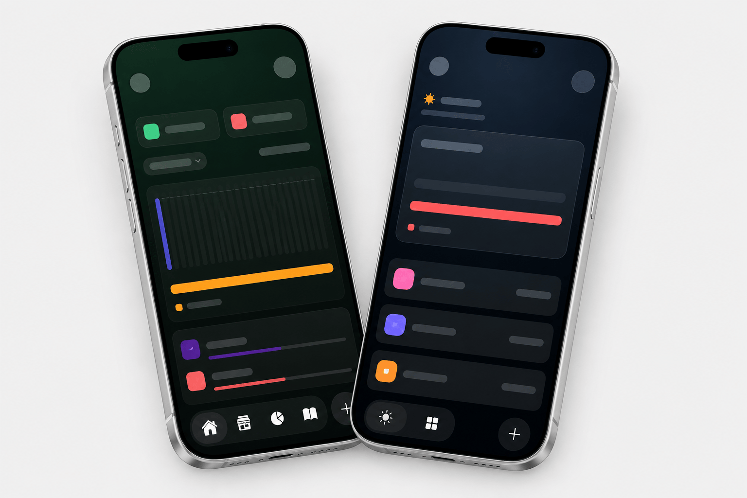 CASI app on two iPhones